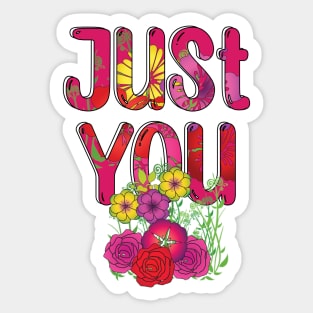 Just You My Valentine Sticker